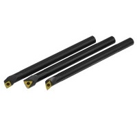 TiN Carbide Indexable Boring Bar 3pc Set - 12mm